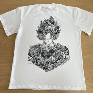 GOKU PREMIUM T-SHIRT (Art on back - Clean Ver - Ship from Viet Nam) GOKU PREMIUM T-SHIRT (Art on back - Clean Ver - Ship from Viet Nam)