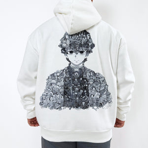 ZENITSU BLACK & WHITE HOODIE (Ship from Viet Nam) ZENITSU BLACK & WHITE HOODIE (Ship from Viet Nam)