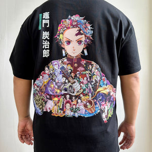 TANJIRO COLOR PREMIUM T-SHIRT (Art on back - Ship from Viet Nam) TANJIRO COLOR PREMIUM T-SHIRT (Art on back - Ship from Viet Nam)