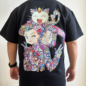 TEAM ROCKET COLOR PREMIUM T-SHIRT (Art on back - Ship from Viet Nam) TEAM ROCKET COLOR PREMIUM T-SHIRT (Art on back - Ship from Viet Nam)