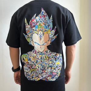 VEGETA WITH STORY COLOR PREMIUM T-SHIRT (Art on back - Ship from Viet Nam) VEGETA WITH STORY COLOR PREMIUM T-SHIRT (Art on back - Ship from Viet Nam)