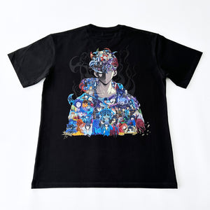 SUNG JINWOO COLOR PREMIUM T-SHIRT (Art on back - Ship from Viet Nam) SUNG JINWOO COLOR PREMIUM T-SHIRT (Art on back - Ship from Viet Nam)