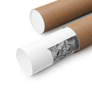 MELIODAS BLACK & WHITE POSTER MELIODAS BLACK & WHITE POSTER