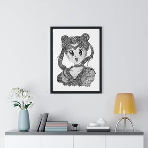 USAGI BLACK & WHITE FRAMED POSTER USAGI BLACK & WHITE FRAMED POSTER