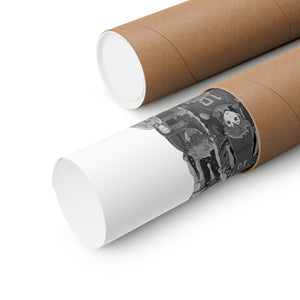 HINATA BLACK & WHITE POSTER HINATA BLACK & WHITE POSTER