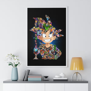 KID GOKU COLOR FRAMED POSTER KID GOKU COLOR FRAMED POSTER
