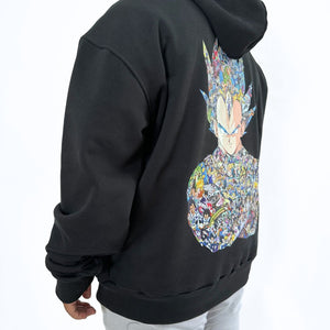 VEGETA WITH STORY COLOR HOODIE (Ship from Viet Nam) VEGETA WITH STORY COLOR HOODIE (Ship from Viet Nam)