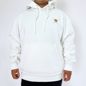 LUFFY BLACK & WHITE HOODIE (Ship from Viet Nam) LUFFY BLACK & WHITE HOODIE (Ship from Viet Nam)