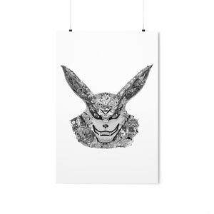 KURAMA BLACK & WHITE POSTER KURAMA BLACK & WHITE POSTER