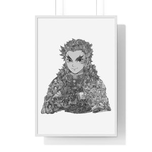 RENGOKU BLACK & WHITE FRAMED POSTER RENGOKU BLACK & WHITE FRAMED POSTER