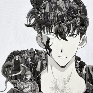 SUNG JINWOO PREMIUM T-SHIRT (Art on back - Ship from Viet Nam) SUNG JINWOO PREMIUM T-SHIRT (Art on back - Ship from Viet Nam)