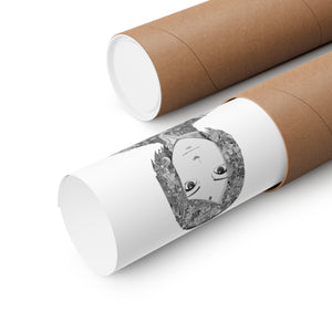 SAKURA BLACK & WHITE POSTER SAKURA BLACK & WHITE POSTER