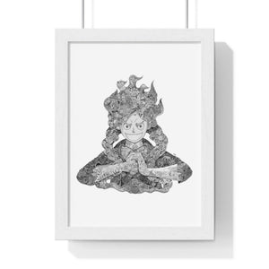 LUFFY GEAR 5 BLACK & WHITE FRAMED POSTER LUFFY GEAR 5 BLACK & WHITE FRAMED POSTER
