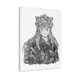 INUYASHA BLACK & WHITE CANVAS INUYASHA BLACK & WHITE CANVAS