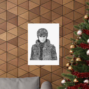 MIGHT GUY BLACK & WHITE POSTER MIGHT GUY BLACK & WHITE POSTER