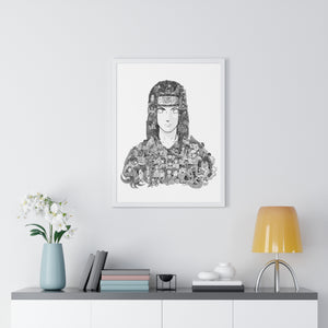 NEJI BLACK & WHITE FRAMED POSTER NEJI BLACK & WHITE FRAMED POSTER
