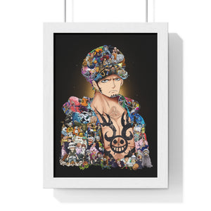 TRAFALGAR LAW COLOR FRAMED POSTER TRAFALGAR LAW COLOR FRAMED POSTER