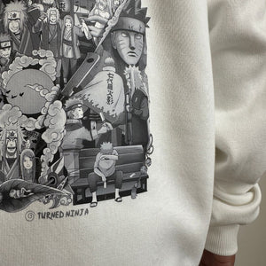 JIRAIYA BLACK & WHITE HOODIE (Ship from Viet Nam) JIRAIYA BLACK & WHITE HOODIE (Ship from Viet Nam)