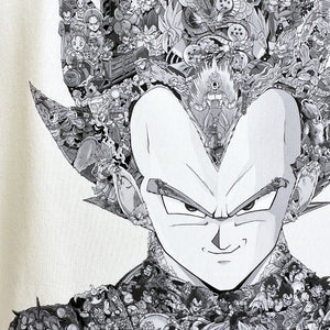 VEGETA WITH STORY BLACK & WHITE HOODIE (Ship from Viet Nam) VEGETA WITH STORY BLACK & WHITE HOODIE (Ship from Viet Nam)