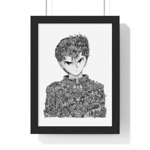 YUSUKE BLACK & WHITE FRAMED POSTER YUSUKE BLACK & WHITE FRAMED POSTER