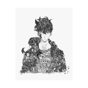 SUNG JINWOO BLACK & WHITE POSTER SUNG JINWOO BLACK & WHITE POSTER