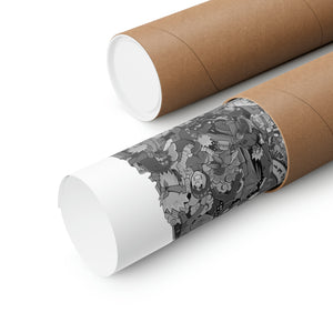 MIGHT GUY BLACK & WHITE POSTER MIGHT GUY BLACK & WHITE POSTER