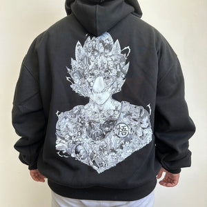 GOKU BLACK & WHITE HOODIE (Ship from Viet Nam) GOKU BLACK & WHITE HOODIE (Ship from Viet Nam)