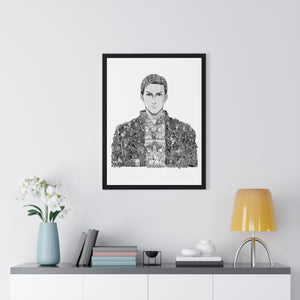 ERWIN BLACK & WHITE FRAMED POSTER ERWIN BLACK & WHITE FRAMED POSTER