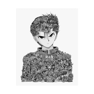 YUSUKE BLACK & WHITE POSTER YUSUKE BLACK & WHITE POSTER