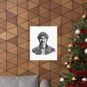 AKIRA TORIYAMA BLACK & WHITE POSTER AKIRA TORIYAMA BLACK & WHITE POSTER