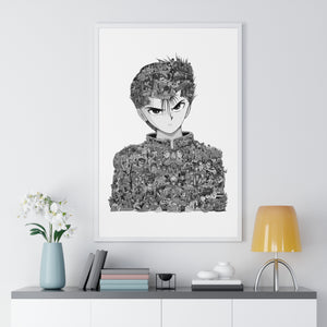 YUSUKE BLACK & WHITE FRAMED POSTER YUSUKE BLACK & WHITE FRAMED POSTER