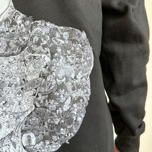 VEGETA WITH STORY BLACK & WHITE HOODIE (Ship from Viet Nam) VEGETA WITH STORY BLACK & WHITE HOODIE (Ship from Viet Nam)