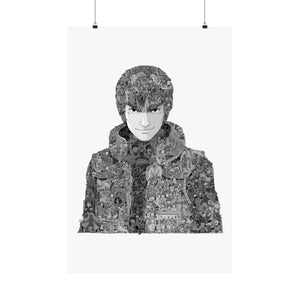 MIGHT GUY BLACK & WHITE POSTER MIGHT GUY BLACK & WHITE POSTER