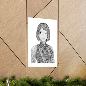 SAKURA BLACK & WHITE POSTER SAKURA BLACK & WHITE POSTER