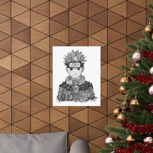 KID NARUTO BLACK & WHITE POSTER KID NARUTO BLACK & WHITE POSTER