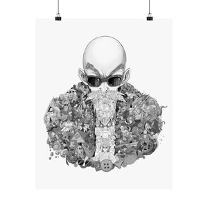 MASTER ROSHI BLACK & WHITE POSTER MASTER ROSHI BLACK & WHITE POSTER