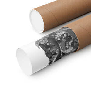 INUYASHA BLACK & WHITE POSTER INUYASHA BLACK & WHITE POSTER