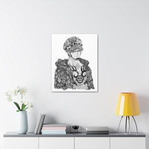 TRAFALGAR LAW BLACK & WHITE CANVAS TRAFALGAR LAW BLACK & WHITE CANVAS