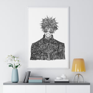 GOJO BLACK & WHITE FRAMED POSTER GOJO BLACK & WHITE FRAMED POSTER