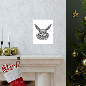 KURAMA BLACK & WHITE POSTER KURAMA BLACK & WHITE POSTER