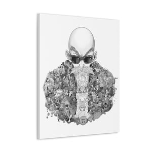 MASTER ROSHI BLACK & WHITE CANVAS MASTER ROSHI BLACK & WHITE CANVAS