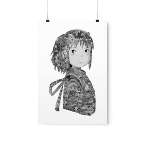 CHIHIRO BLACK & WHITE POSTER CHIHIRO BLACK & WHITE POSTER