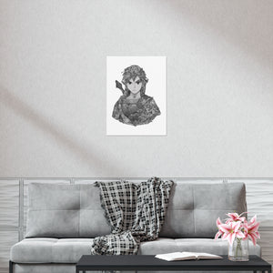 LINK BLACK & WHITE POSTER LINK BLACK & WHITE POSTER