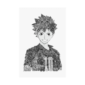 HINATA BLACK & WHITE POSTER HINATA BLACK & WHITE POSTER