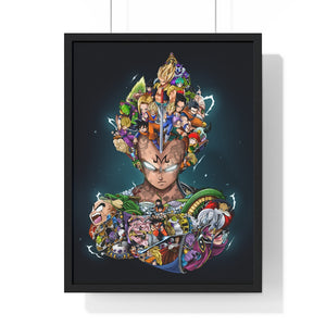VEGETA COLOR FRAMED POSTER VEGETA COLOR FRAMED POSTER