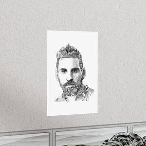 MESSI BLACK & WHITE POSTER MESSI BLACK & WHITE POSTER