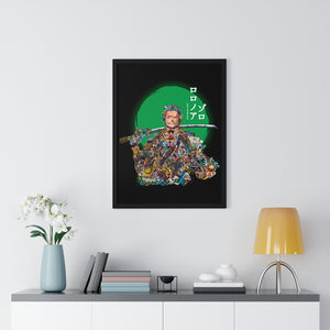 ZORO COLOR FRAMED POSTER ZORO COLOR FRAMED POSTER