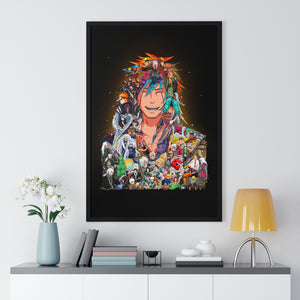 JIRAIYA COLOR FRAMED POSTER JIRAIYA COLOR FRAMED POSTER