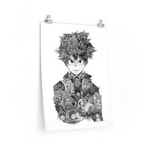 DEKU BLACK & WHITE POSTER DEKU BLACK & WHITE POSTER