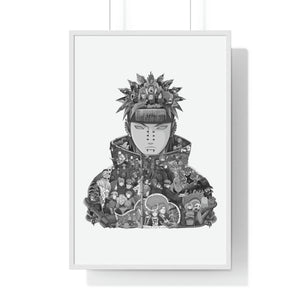 PAIN BLACK & WHITE FRAMED POSTER PAIN BLACK & WHITE FRAMED POSTER